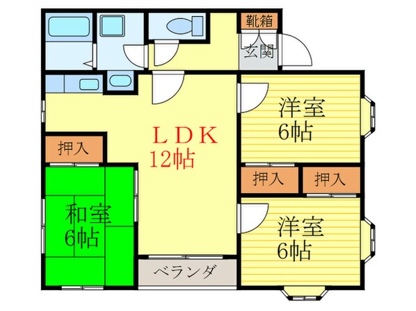 サンパティの物件間取画像